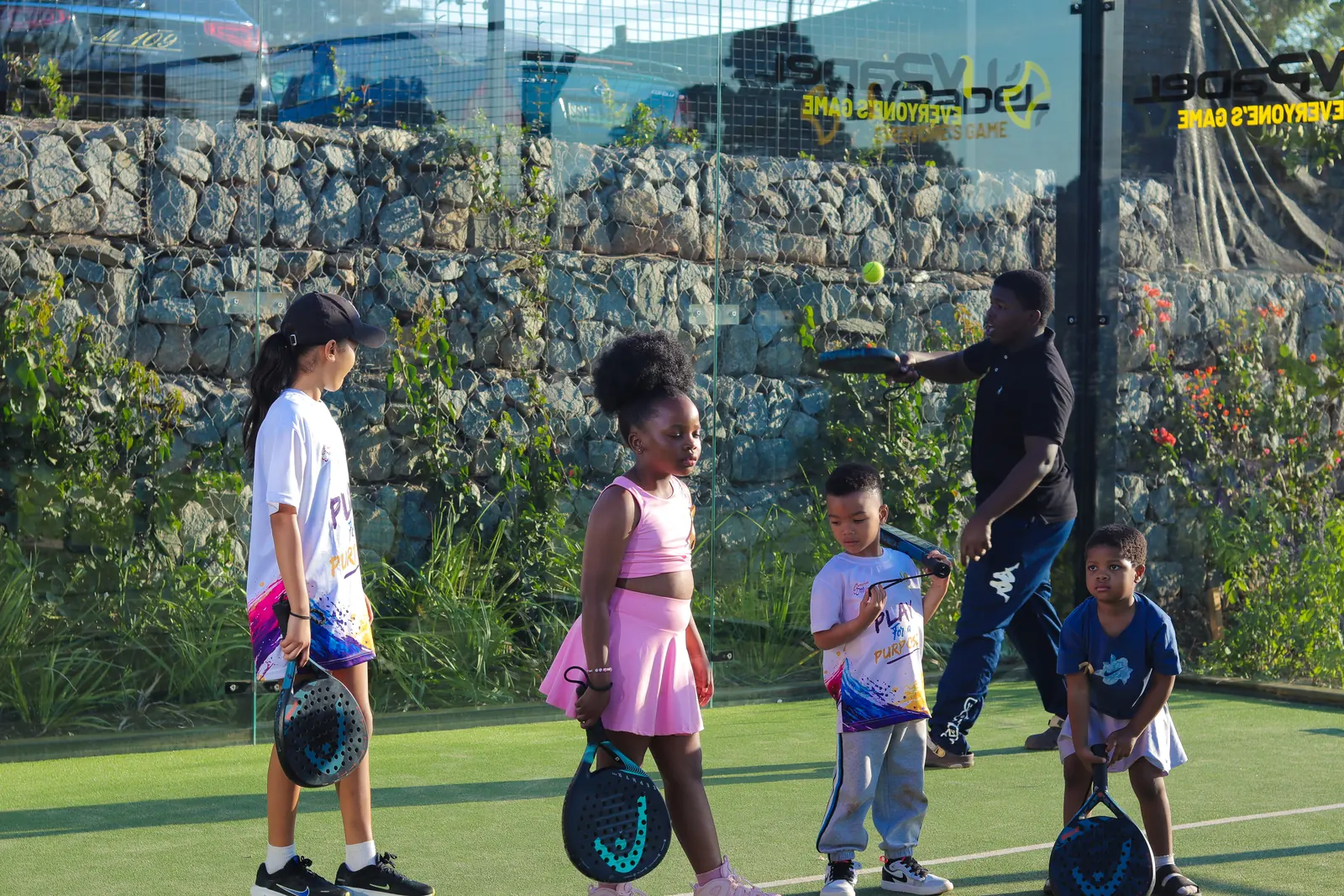 ECCF Padel for a Purpose event photograph