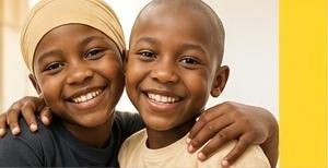 Two smiling children